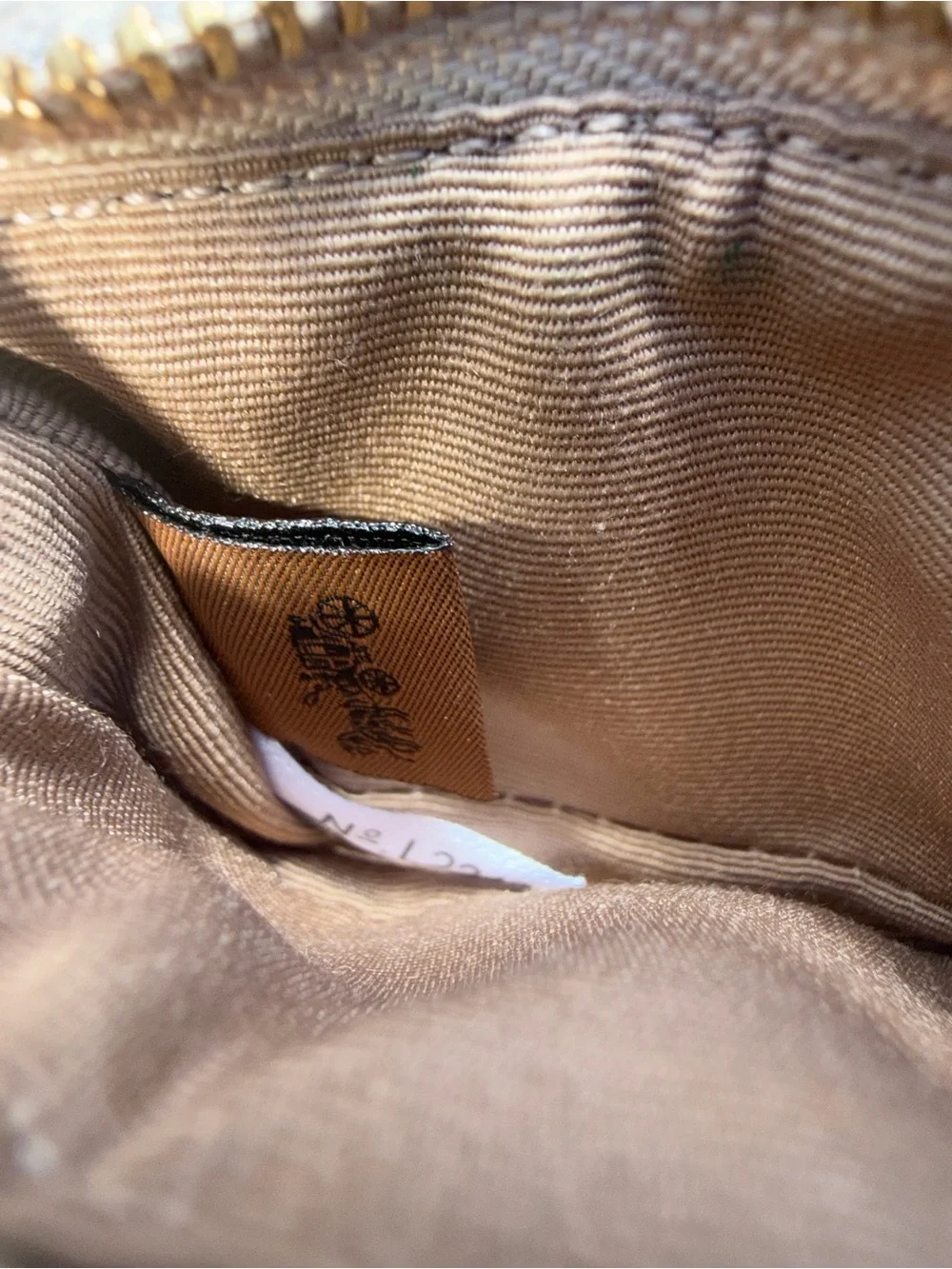 Coach Outlet Mini Nolita Bag Charm In Signature Canvas